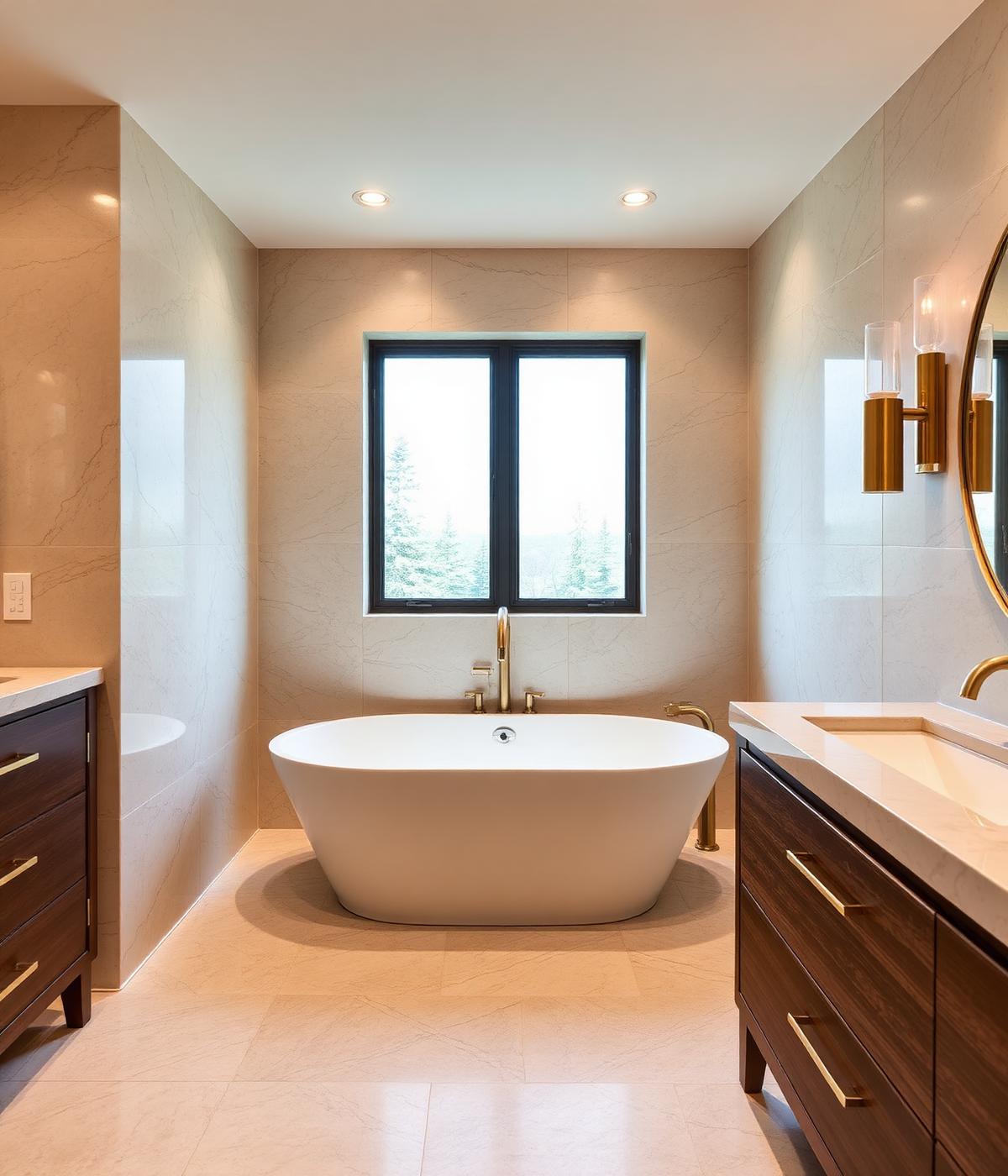 Modern Master Bathroom in Petaling Jaya